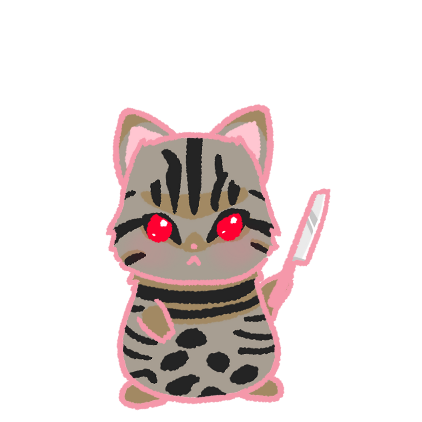 Killer Kitty Charm