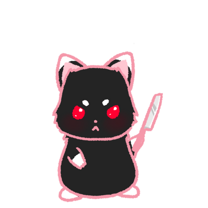 Killer Kitty Charm