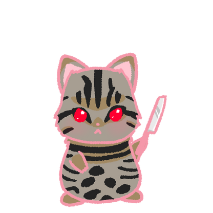 Killer Kitty Charm