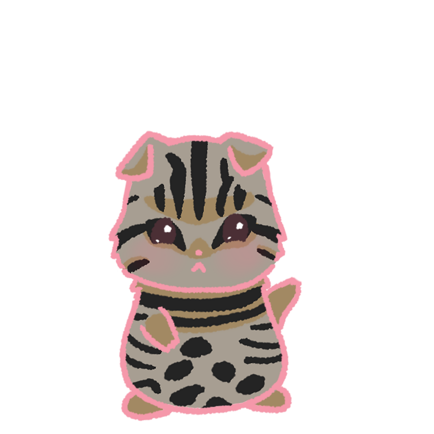 Sad Kitty Charm [Pre-order]