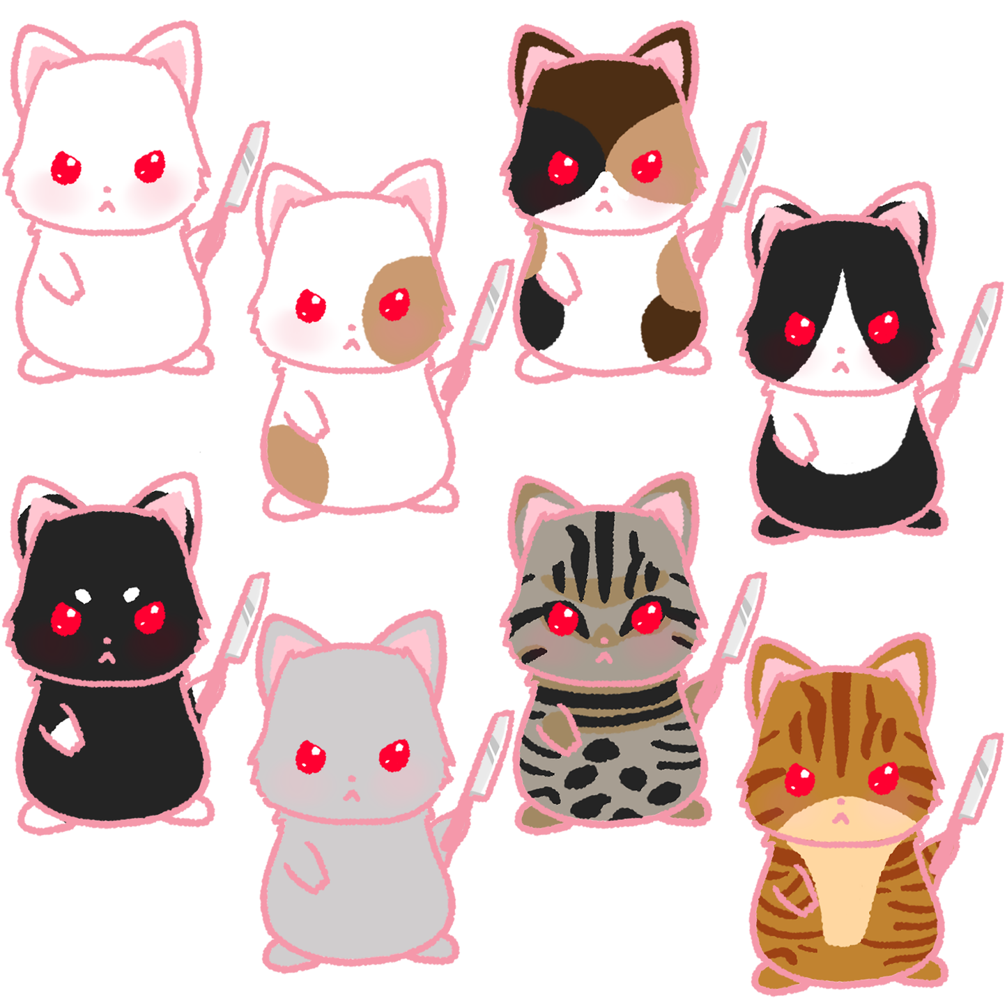 Killer Kitty Charm