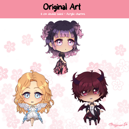 Original Art Acrylic Charm